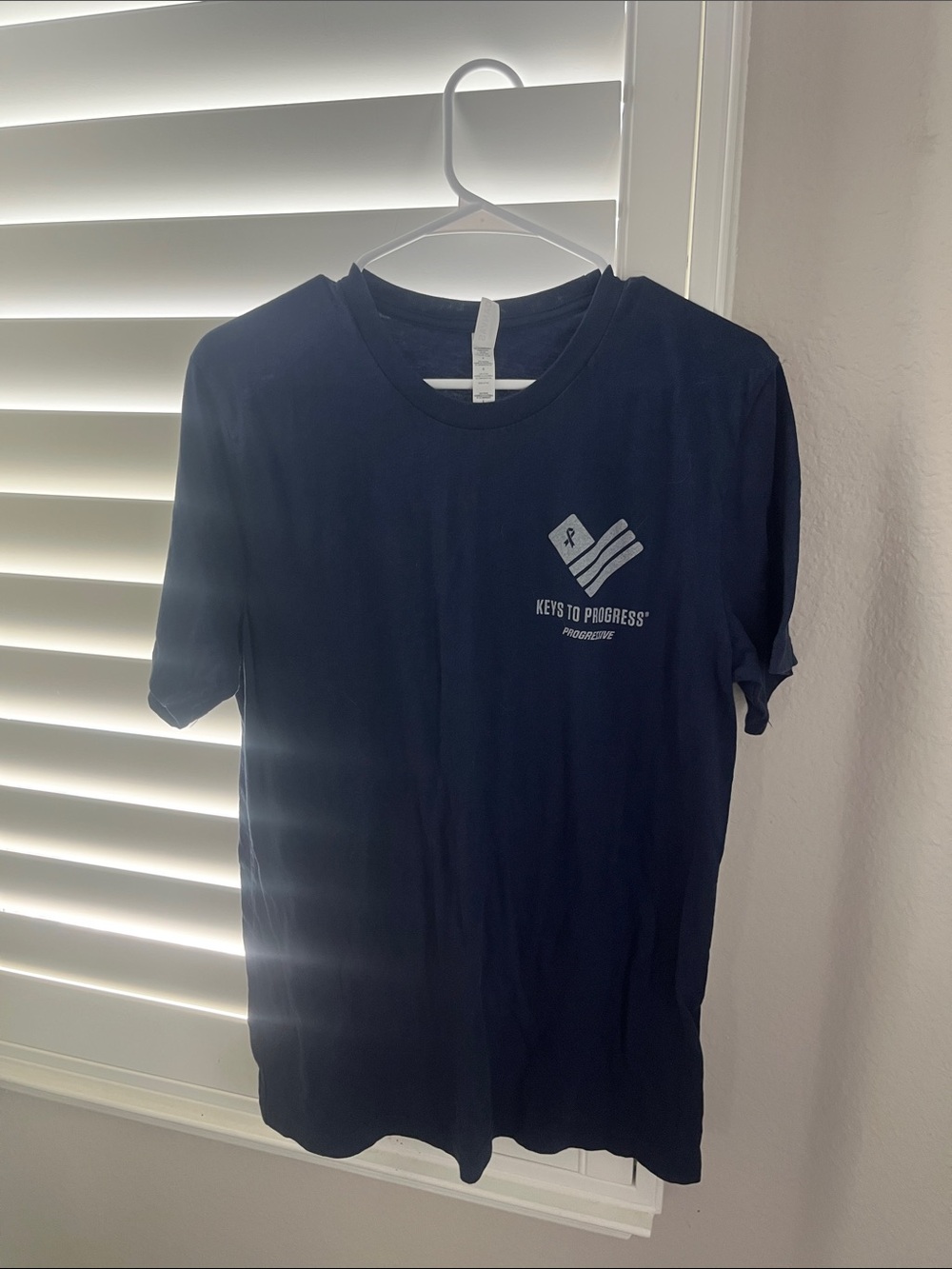Bella Canvas Progressive Insurance Keys to Progress Tshirt